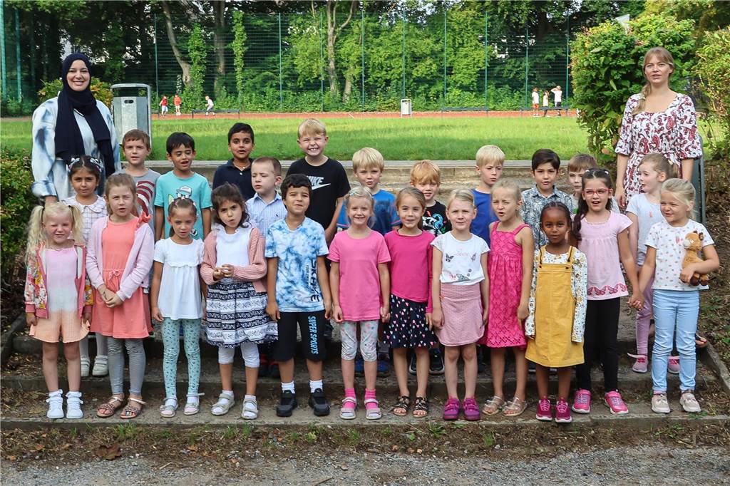 Die Klasse 1c der Comenius-Grundschule