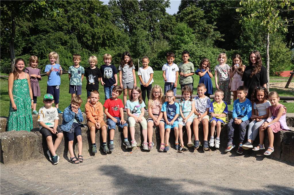 Die Klasse 1c der Friedrich-Ebert-Grundschule