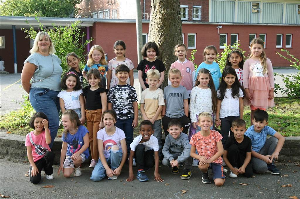Die Klasse 1c der Graf-Konrad-Grundschule
