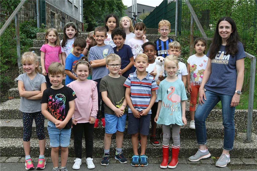 Die Klasse 1c der Harkort-Grundschule