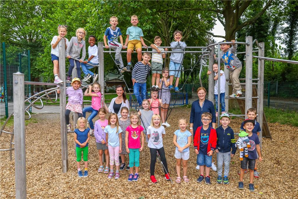Die Klasse 1c der Hellweg-Grundschule