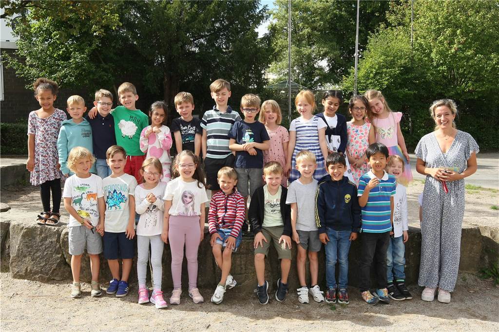 Die Klasse 1c der Lieberfeld-Grundschule