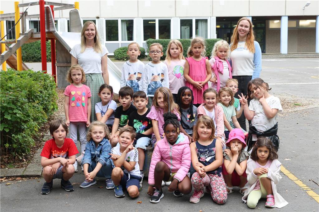 Die Klasse 1c der Steinbrink-Grundschule