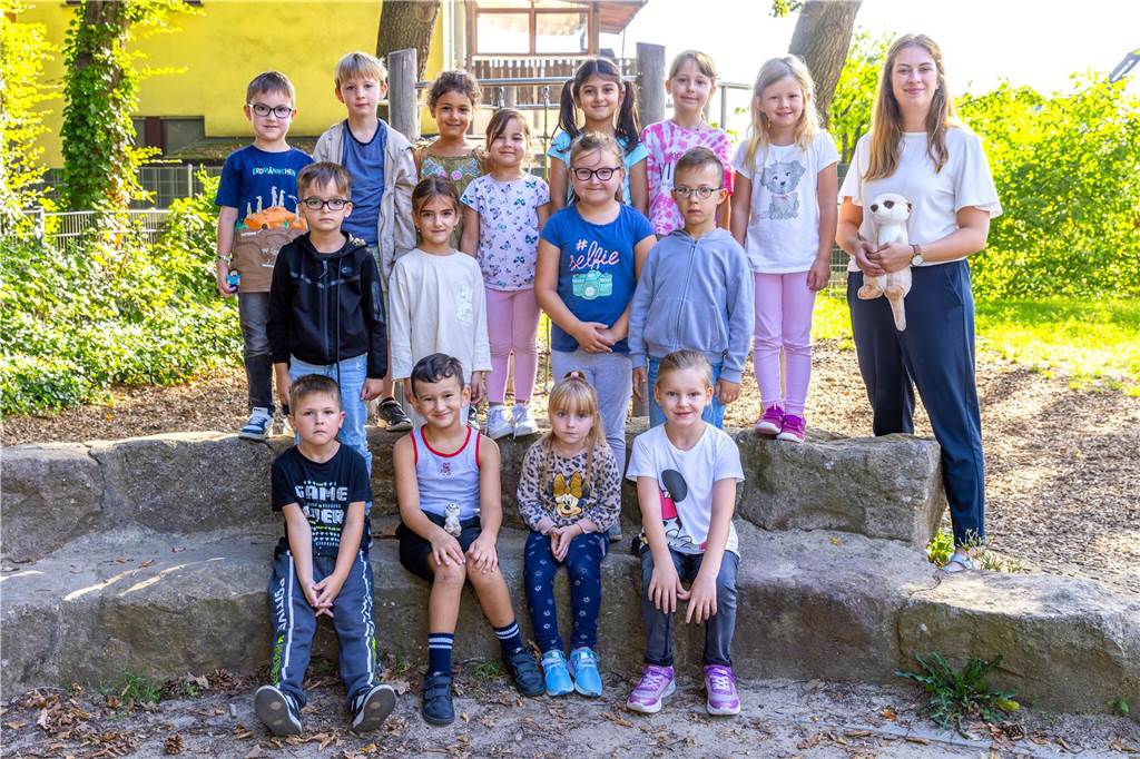 Die Klasse 1c der Westholz-Grundschule
