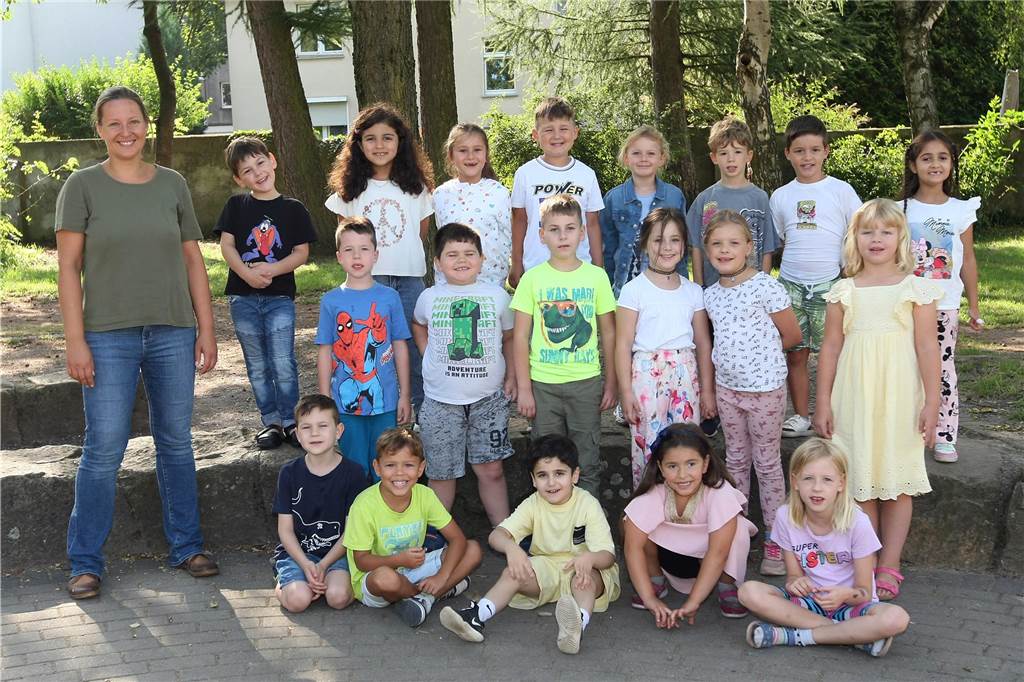 Die Klasse 1d der Aplerbecker Grundschule