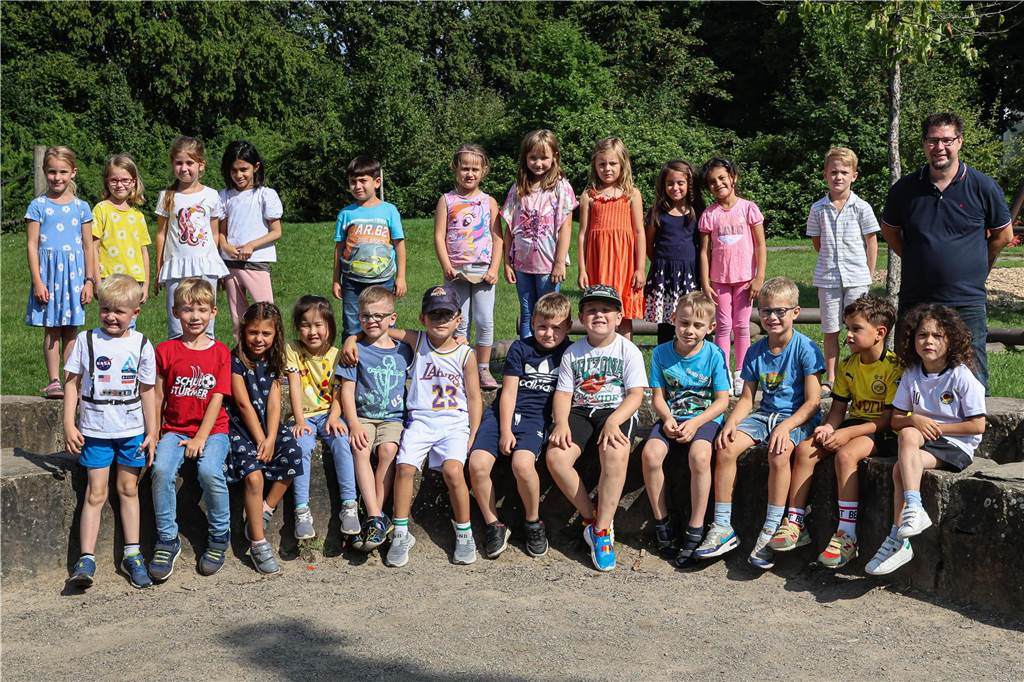 Die Klasse 1d der Friedrich-Ebert-Grundschule