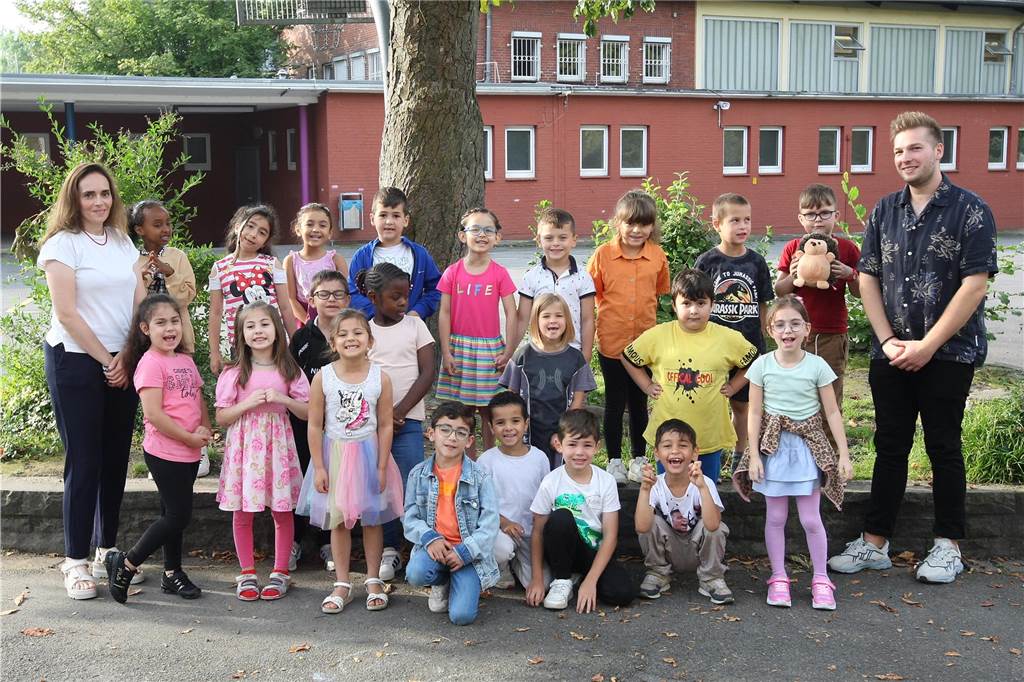 Die Klasse 1d der Graf-Konrad-Grundschule