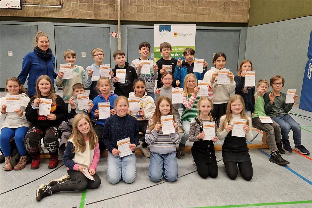 Die Klasse 5b des Anne-Frank-Gymnasiums.