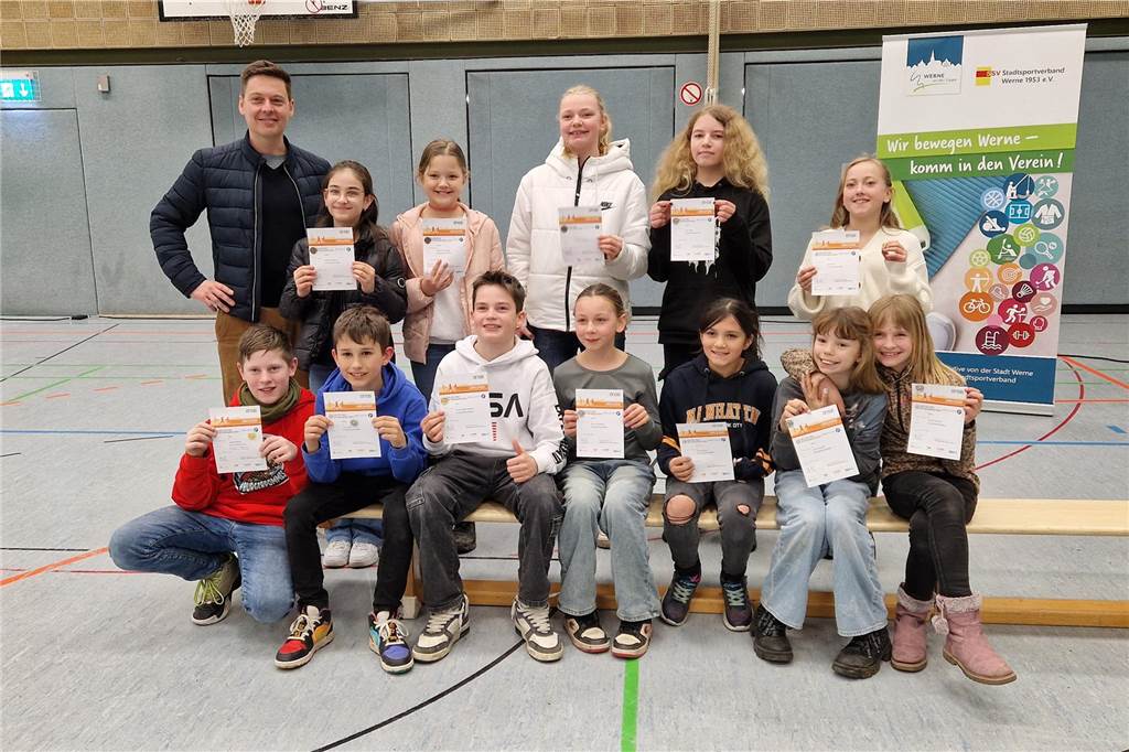 Die Klasse 5d des Anne-Frank-Gymnasiums.
