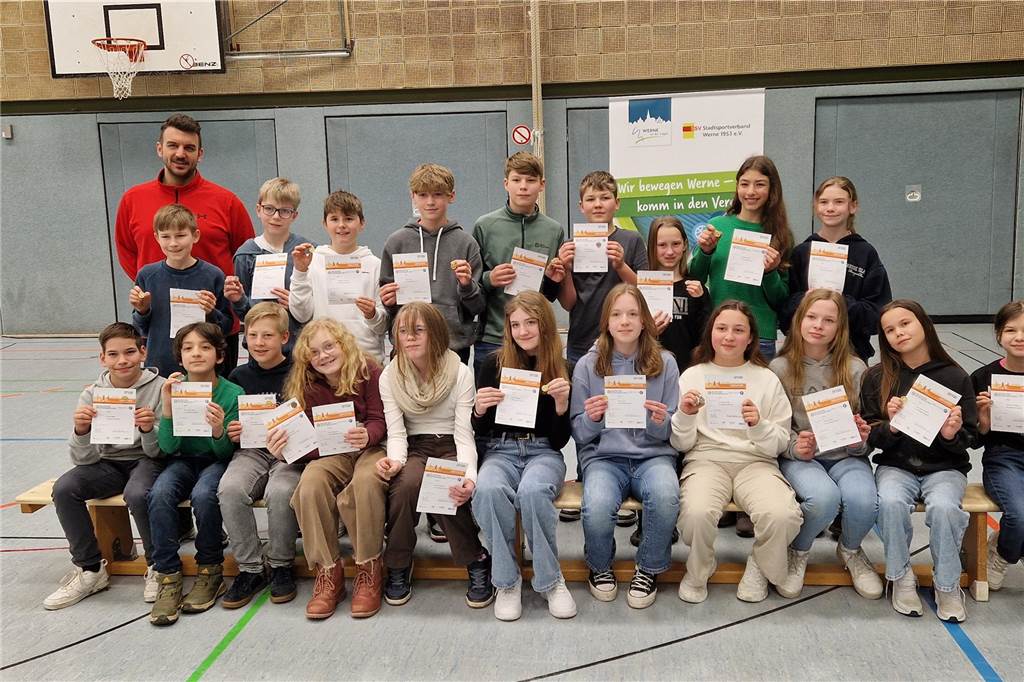 Die Klasse 6a des Anne-Frank-Gymnasiums.