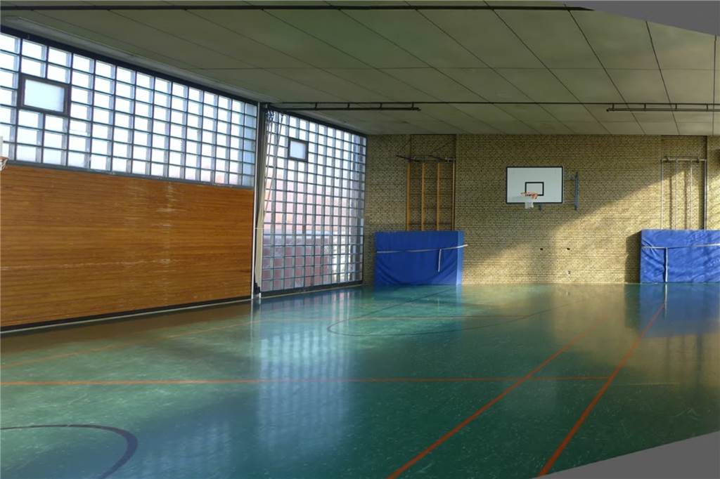 Die kleine Geest-Turnhalle eignet sich durch ihre Größe nicht wirklich für Ballsportarten. Nach der Sanierung soll sie vor allem für Schul- und Gesundheitssport verwendet werden.