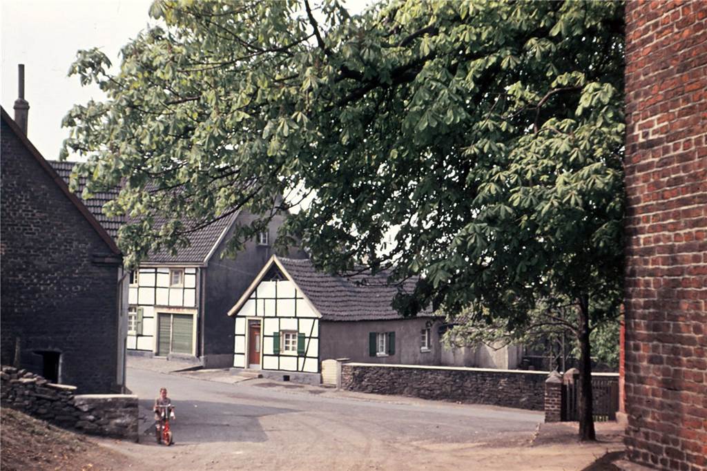 Historische Häuser in Dortmund vor dem Abriss – doch Annette Wilmsmann (67) will kämpfen Die Kneebuschstraße im Jahr 1954.
