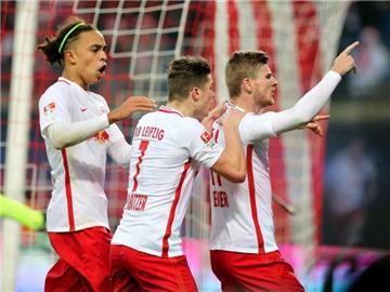 Die Leipziger freuen sich auf das Spiel gegen den FC Bayern.