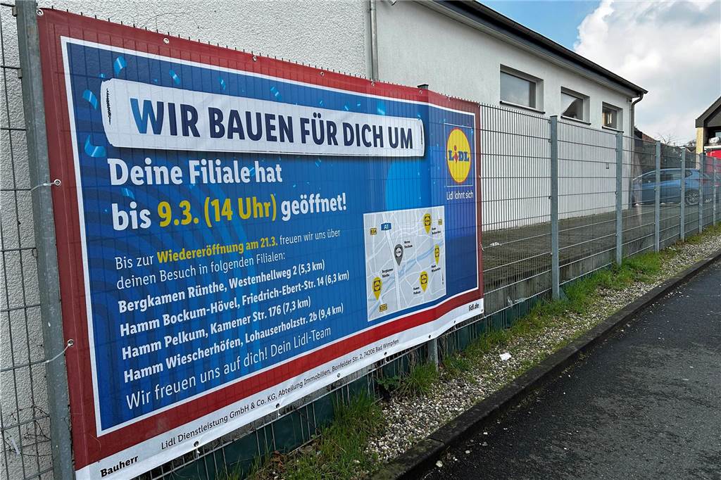 Lidl in Stockum schließt zeitweise: Fehlende Supermärkte ärgern Anwohner Die Lidl-Filiale in Stockum, Werner Straße 20, schließt am Samstag (9. März) schon um 14 Uhr. Wegen Umbau bleibt sie bis zum 21. März geschlossen.