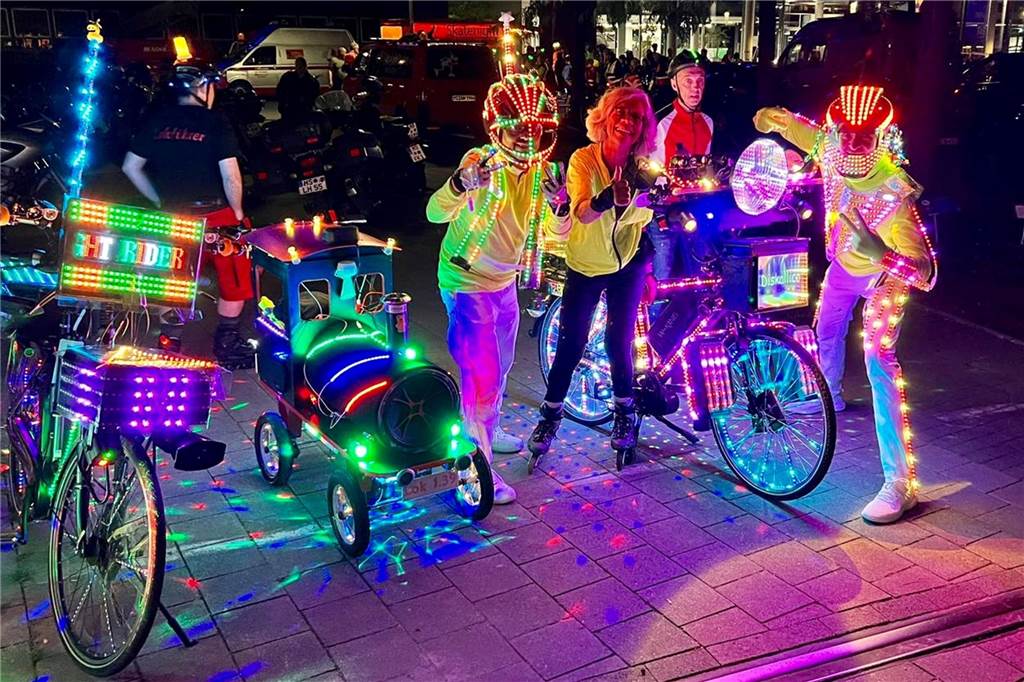 Die Light Rider sorgen bei vielen Veranstaltungen für Begeisterung. Auch in den kommenden Wochen.