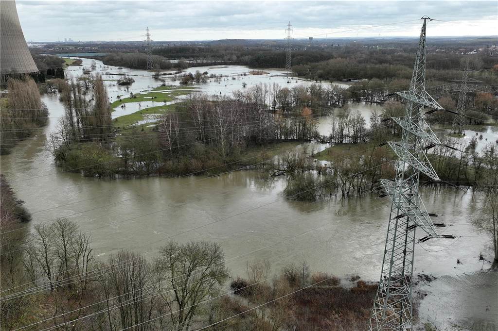 Die Lippe am Tiebaum in Stockum 