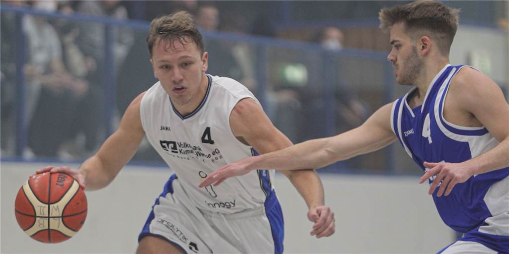 Vorfreude auf „Do-or-die-Spiele“: Teams der LippeBaskets treffen im Pokal auf Landesligisten Die LippeBaskets mit Spieler Lukas Wiedey (l.) sind in der ersten Pokalrunde Favorit.