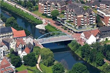 Die Lippebrücke an der Fußgängerzone wird saniert - aber nicht voll gesperrt.