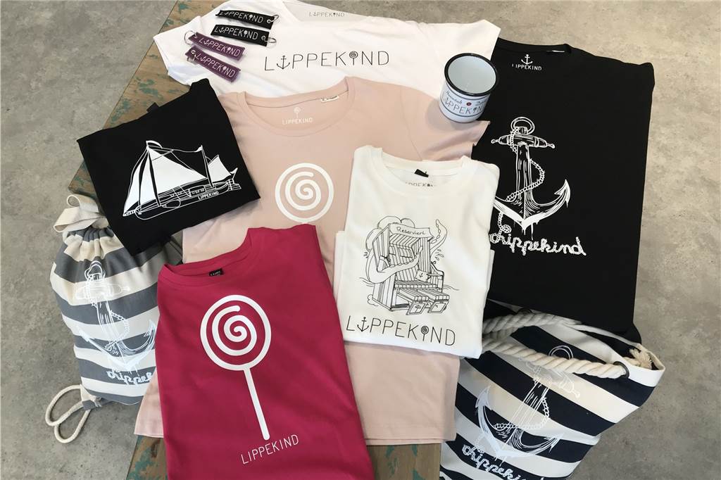 Lippekind: Dorstener setzen ihrer Heimat ein modisches Markenzeichen Die Lippekind-Macher haben unterschiedliche Motive für die T-Shirts und Accessoires entworfen.