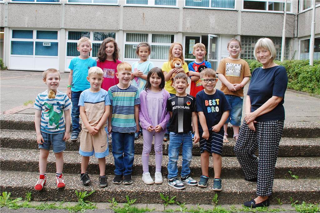 Die Löwen-Klasse S1C an der Hans-Christian-Andersen-Förderschule besuchen zwölf Kinder. Klassenlehrerin ist Carola Gesenhoff.