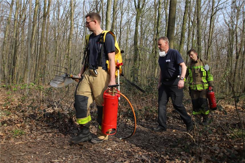 Brand im Wald am Cappenberger See: Anwohner sehen Feuerwerk und Funken Die Lüner Feuerwehr wurde am Montagnachmittag (28. März) von Anwohnern zu einem Einsatz am Cappenberger See gerufen.