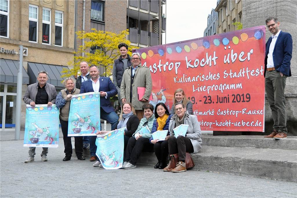Die Macher von Ckü präsentieren das Programm für die kulinarische Party des Jahres auf dem Marktplatz.