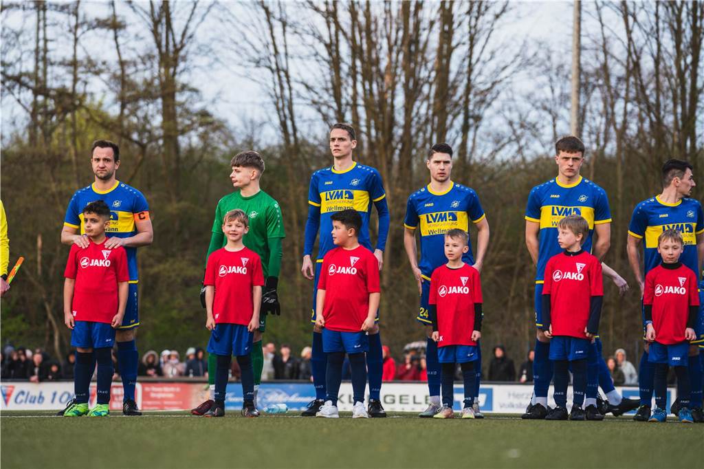 Klassenerhalt für den SV Herbern „schon utopisch“ : Der Landesligist findet andere Motivation Die Mannschaft des SV Herbern