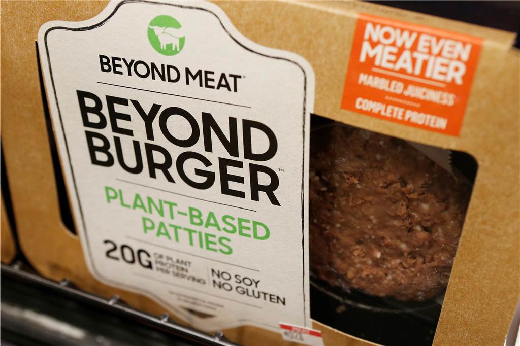 Restaurant „Farbenfroh“ verkauft einmal die Woche vegane Burger Die Marke "Beyond Meat" verkauft fleischlose Burger-Patties. (Symbolbild)