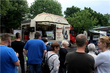 Die Marktschreier waren in Ickern zu Gast.