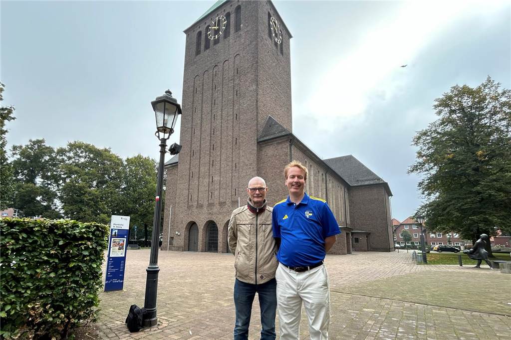 Die Messe in der St. Georg Kirche in Vreden war eines der Highlights für den US-Amerikaner.