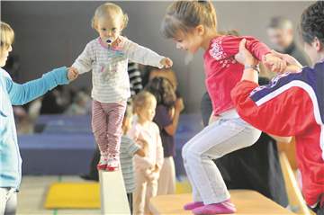 Die mittlerweile eingeschlafene Veranstaltung „Kinderturnabzeichen“ erlebte 2008 einen Boom: 80 Kinder machten mit.