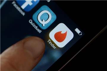 Die mobile Smartphone-Plattform Tinder war 2012 an den Start gegangen und gilt heute vor allem unter jungen Leuten als beliebt. Foto: Franziska Kraufmann