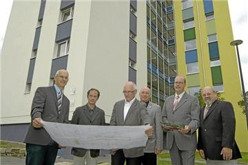 Die modernisierten Wohnungen.