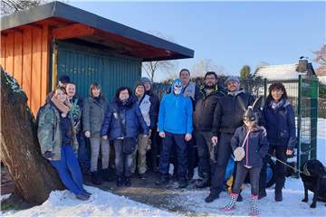 Die Müllsammel-Gruppe aus Brambauer
