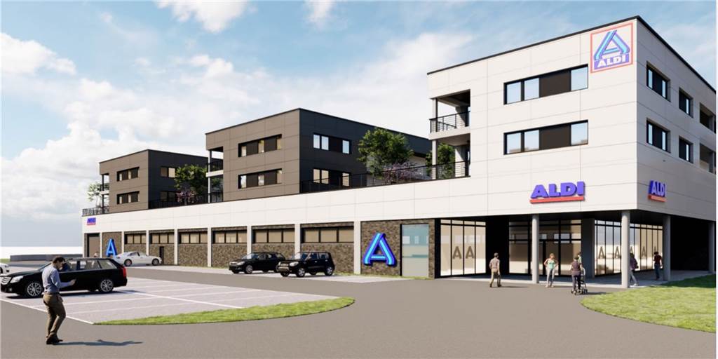 Verspäteter Baustart: Aldi-Eröffnung in Dorstens Altstadt neu terminiert Neue Aldi-Filiale am Rande der Dorstener Innenstadt