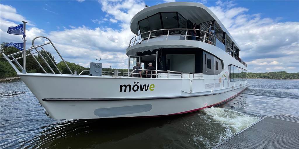 Die neue Möwe fährt schon auf dem Stausee - aber noch nicht öffentlich Die neue Möwe hat erste Testfahrten absolviert.