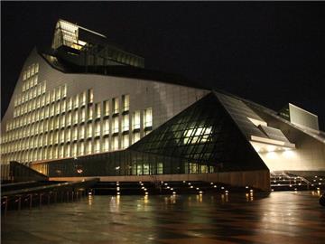 Die neue Nationalbibliothek in Riga. Foto: Janis Dripe