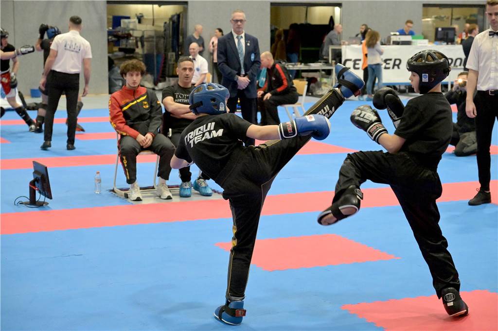 Die neue Sporthalle an der Dammwiese wurde von den German Open im Kickboxen eingeweiht.