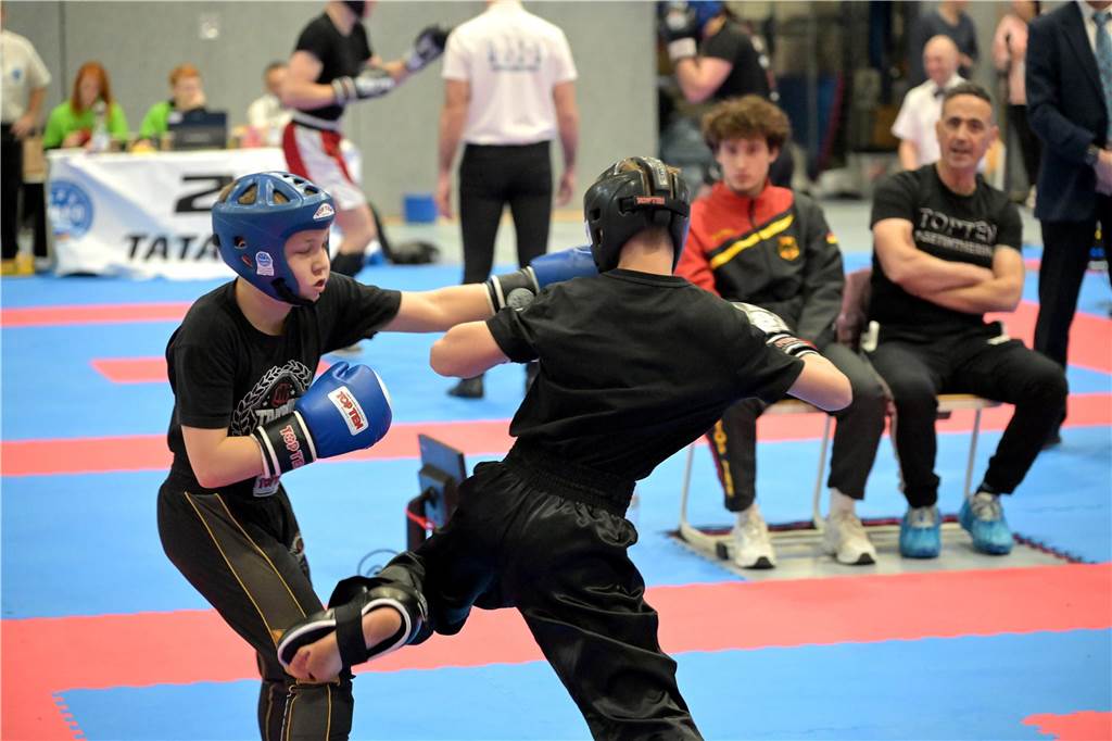 Die neue Sporthalle an der Dammwiese wurde von den German Open im Kickboxen eingeweiht.