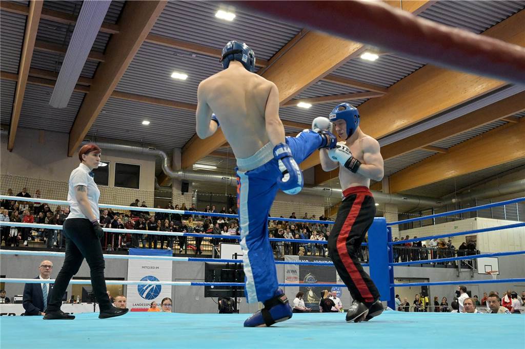Die neue Sporthalle an der Dammwiese wurde von den German Open im Kickboxen eingeweiht.
