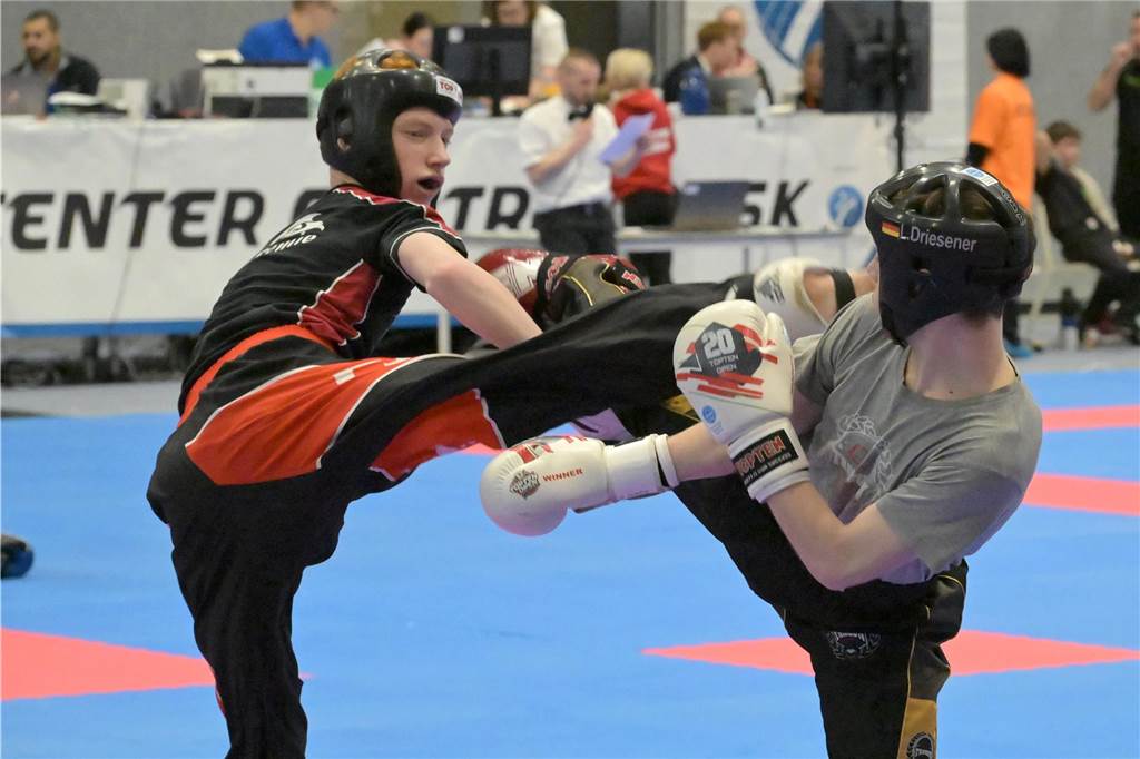 Die neue Sporthalle an der Dammwiese wurde von den German Open im Kickboxen eingeweiht.