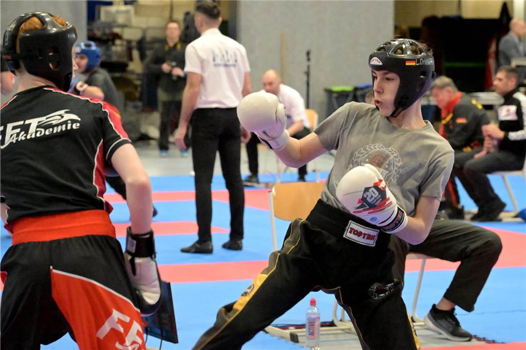 Die neue Sporthalle an der Dammwiese wurde von den German Open im Kickboxen eingeweiht.