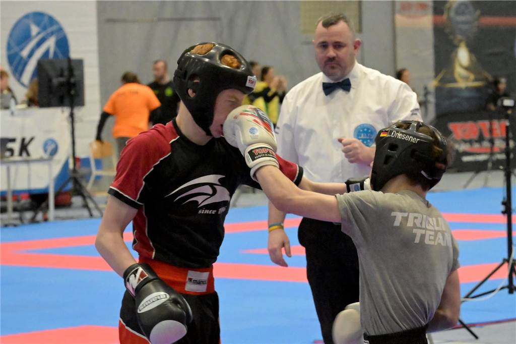 Die neue Sporthalle an der Dammwiese wurde von den German Open im Kickboxen eingeweiht.