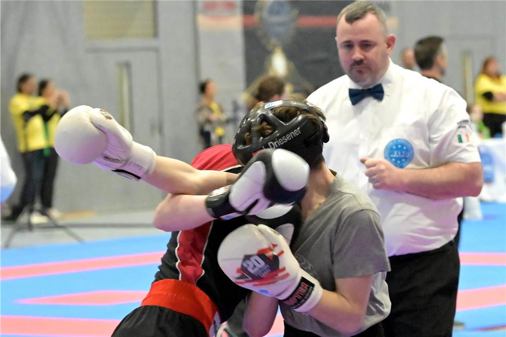 Die neue Sporthalle an der Dammwiese wurde von den German Open im Kickboxen eingeweiht.