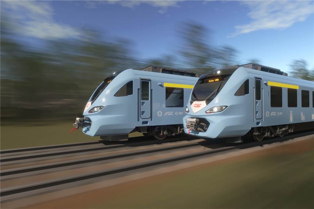 Rhein-Ruhr-Bahn bleibt doch noch bis Ende 2029 in Dorsten Die neuen Elektro-Triebwagen der Firma CAF