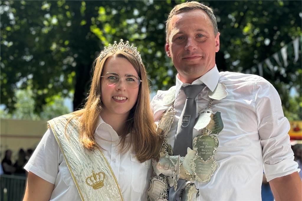 König Christoph Gehling und Königin Jana Bertling