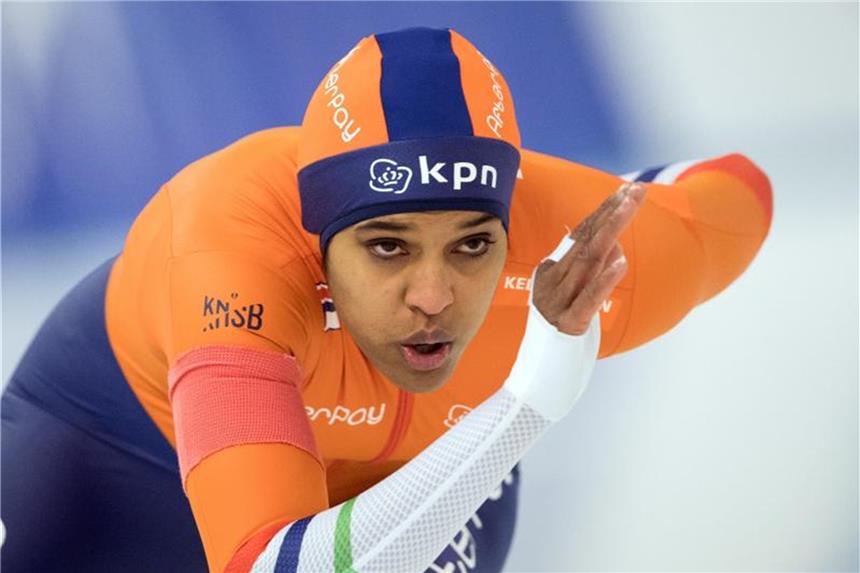 Anice Das erste gebürtige Inderin bei Winterspielen Die Niederländerin Anice Das qualifizierte sich für Olympia. Foto: Soeren Stache