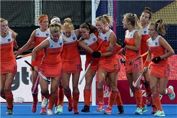 Die Niederländerinnen stehen im WM-Finale. Dort treffen die Hockey-Damen in London auf Irland. Foto: Steven Paston/Pa Wire