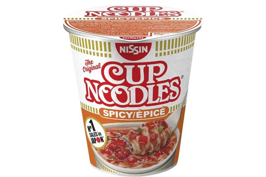 Die Nissin Foods GmbH ruft die „Cup Noodles“ mit der Geschmacksrichtung „Spicy/Épicé“ und den Mindesthaltbarkeitsdaten 01/2019 bis 06/2019 zurück. Foto: Nissin Foods GmbH