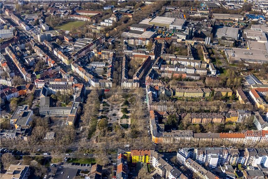 Corona-Impfungen: Vier Dortmunder Stadtteile bekommen Extra-Impfdosen Die Nordstadt, hier mit dem Quartier am Nordmarkt, gehört zu den ausgewählten Stadtteilen, in denen es mobile Impfungen geben soll.